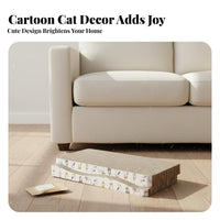 Cat Scratching Board Includes Catnip Corrugated Cardboard Scratcher Corrugated Scratching Board Sturdy Construction for Kittens