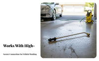 Leak-Proof Design Pressure Washer Extension Wand Stainless Steel Washer Wand for Car Detailers, DIY Enthusiasts