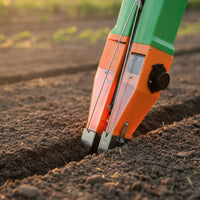 Stainless Steel Handheld Planter with Adjustable Depth Heavy-Duty Manual Planter Handheld Seeder for Gardeners, Farmers, Gardens, Small Fields, Farms