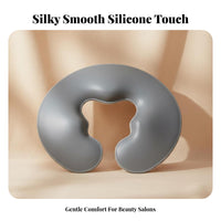 Skin-Friendly U-Shaped Silicone Pillow Easy to Clean Silicone Face Cradle Ergonomic Design for Beauticians, Estheticians, Facial Treatments