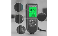Handheld Coating Thickness Gauge Digital Thickness Tester with Lanyard Backlit Tool Portable for Workshop