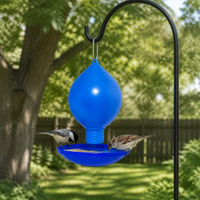 Outdoor Hanging Bird Feeder Water Dispenser with Hook for Small Birds