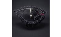 Pirate Tricorn Hat Gothic Pirate Hat with Feather Dramatic Costume Accessory for Theater