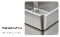 Deep Design Rectangular Steam Table Pan Food Grade Steam Table Pan Rust-Resistant Catering gear Easy to Clean for Restaurant Owners, waterproof Planners, Home Cooks, Buffet