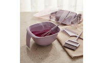 Hair Dye bowl Brush Set Chinese Design Create Hair Dye Brush and Bowl Set Reusable Hairdressing Supplies for Home