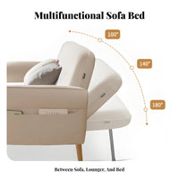 3-Seater Sleeper Sofa two-in-oneUse transformable Furniture Foldable Design Living Room Seating for Apartment Dwellers, Homeowners