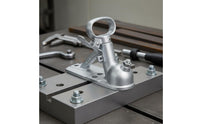 Cast Steel 50 Mm Hauling Coupler Galvanized Ball Hitch Coupler Heavy Duty 4 Hole Hauling Hitch Stable Lock
