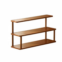Bamboo Desktop Storage Rack, Tea Table Organizer, Multitier Mug Holder, Office Display Shelf, Small Bogu Rack