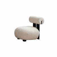 Sturdy Construction Hippo-Shaped Armchair Comfortable Padding Living Room Furniture Soft to the Feel Accent Chair High-Rebound for Adults, Homeowners, Book Lovers, Reading Nook, Bedroom, Study, Home Office