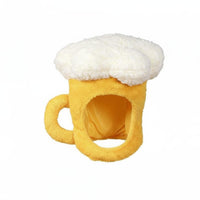 Photo Prop Soft Beer Stein Headpiece Funny Beer Costume Hat for Parties