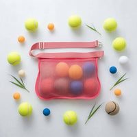 Waist-Mounted Ball Bag Rounded Rectangular Waist Ball Bag Buckle Fastening Training Accessory