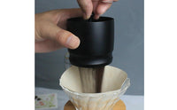 Prevents Mess Portafilter Dosing Cup Wide Mouth Design Kitchen Gadget Aluminum Construction for Baristas
