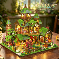 Great House DIY Miniature House Kit P020 Fantasy Forest 3D Puzzle Wooden Building Model