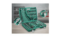 Versatile Automotive Repair Tool Kit Organized Mechanic Tool Set Portable Socket Set with Case Compatible for Workshop
