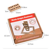 28 Pieces Early Education Garden Tile Blocks Cognitive Learning Wooden Tile Game Jigsaw Format Picture Matching Blocks Preschool Activity for Preschoolers, Kids, Toddlers, Kindergarten