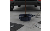 Oil Drain Pan Large Capacity Waste Oil Collection Basin Heavy-Duty Automotive Drip Tray for DIY Mechanics, Auto Repair Shop