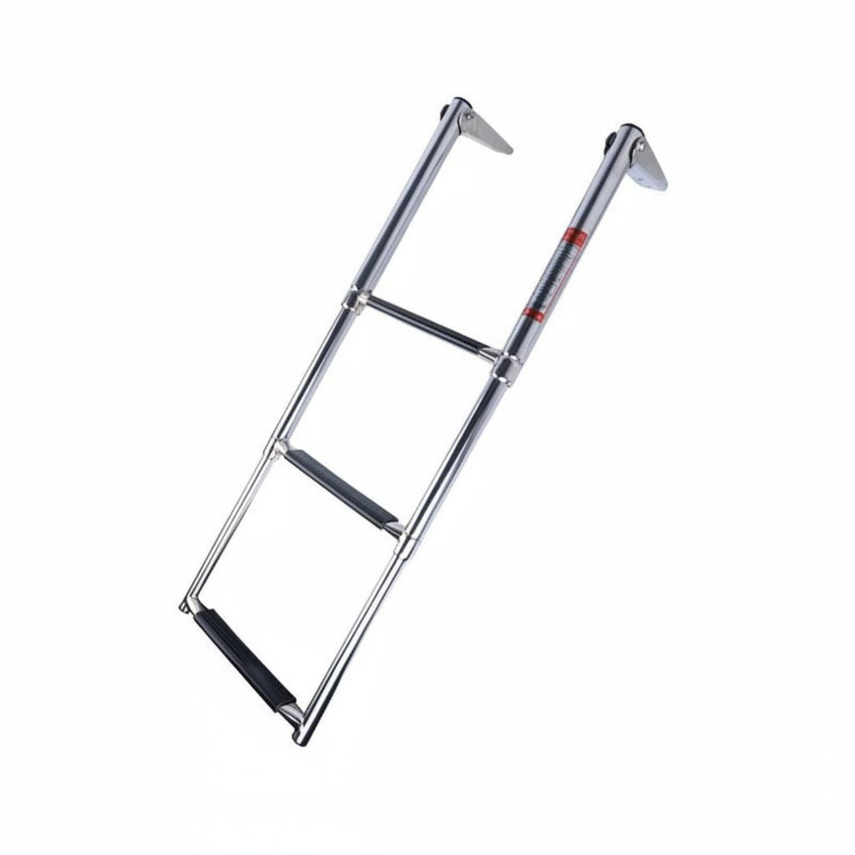 Three-Step Telescopic Boat Ladder Stainless Steel Boarding Ladder Easy Installation for Yacht