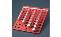 Bolt and Nut Thread Gauge Engraved Thread Gauge with Ruler Compact Bolt Size for Machinists