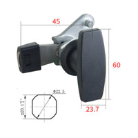 Long-Lasting T-Handle Lock High Strength Swing Handle Latch Secure Installation Electrical Box Lock for Machine Enclosures