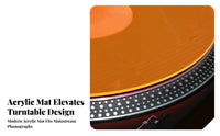 12 Inch Vinyl Player Mat Universal Fit 12 Inch Turntable Mat Precision Machined