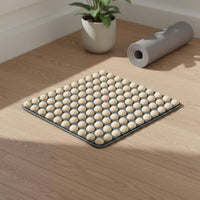 Wooden Foot Wood Construction Foot Round Wooden Reflexology Board for Office Workers, Seniors, Under Desk