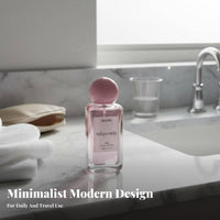 Glass Perfume Spray Bottle Reusable Refillable Perfume Bottle 3.4oz Travel Dispenser Portable Cosmetic Container Complimentary