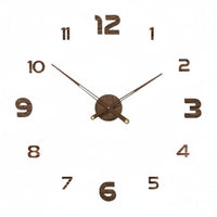 Silent Movement DIY Wall Clock Easy to Install 3D DIY Wall Clock Adjustable Size for Design Enthusiasts, Homeowners, Bedroom, Office, Studio
