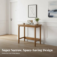 Narrow Entryway Table Space Saving Multi-Functional Household Furniture for Hallway, Living Room