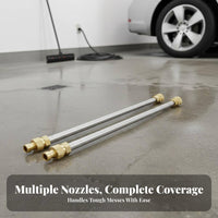1/4 Inch Quick Connect Undercarriage Cleaner Long-Lasting Chassis Washer Wear Resistant for Car Owners, DIY Enthusiasts, Driveway, Sidewalk