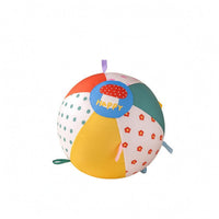 Patchwork Ball Toy Multicolor Stuffed Ball Toy Textile for Dogs