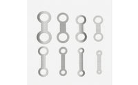 8 Pieces Saxophone Pad Leveling Tool Flat Sax Pad Leveler Easy to Use Instrument