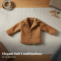 Doll Clothes Fashionable Design Doll Outfit Modern Design Miniature Trench Coat