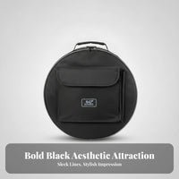 Padded 14-Inch Snare Drum Bag Taffeta Lining Snare Drum Bag Front Pocket Zippered
