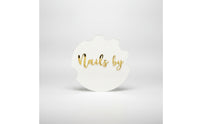 Acrylic Nail Display Board Photo-Ready Nail Display Plaque Glossy Professional for Manicurists, Social Media Styling