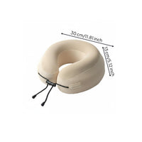 Textured Cover U-Shaped Neck Pillow Ergonomic U Shape Neck Pillow Portable Headrest Lightweight