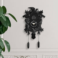 Cuckoos Clock Weight with Conifer Cone-Shaped Shape Decorative Cuckoos Clock with Weights Antique-Style for Living Room, Bedroom, Hallway
