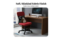Adjustable Height Ergonomic Mesh Back Rolling Chair Space-Saving Rolling Mesh Task Chair 360-Degree Swivel Office Furniture Easy Assembly for Students, Gamers, Study Room, Bedroom