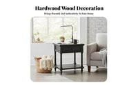 two-levellevel Bedside Table Vintage design 2-Tier Small Table Farmhouse Aesthetic