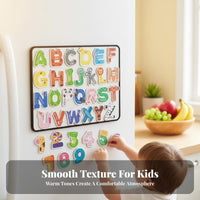 Early Education Stickable Alphabet and Number Toy Educational Stickable Alphabet Set Vibrant Colors for Preschoolers, Refrigerator