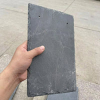 Grey Stone Roofing Shingles, 200cm Rectangular Snow Resistant Roof Tiles, Freezing Temperature & High Wind Protection, 7-9mm Thick