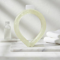 Front-gapFront Neck Cooling Collar Translucent Neck Cooling Collar Non-Electric Flexible for Hot Weather, Outdoor