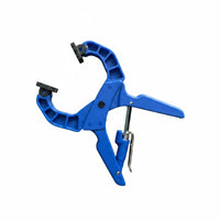 A-Shaped Clamp Metal Coil Lever Woodworking Clamp Black Contact Pads