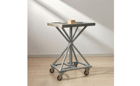 Spray Painting Turntable Mobile Rotating Spray Table Paint Rack with Wheels for Woodworkers