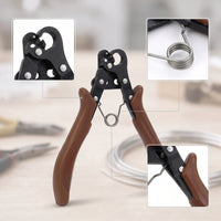 Ergonomic Wire Looping Pliers with Spring Precision Loop Forming Pliers Comfortable Wire Looping Tool Compact for Jewelers, Crafters, Beaders, Beadwork