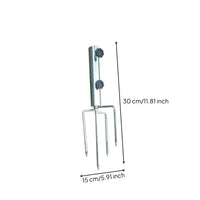 Galvanized Fishing Umbrella Stand Tightening Knobs Ground Auger Stand Detachable Grass Umbrella Anchor Compact for Anglers