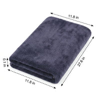 Microfibre Hair Towel and Hair Towel Wrap, 400gsm Microfibre Towel for Salon and Spa, Anti Frizz Hair Towel with Hook Border, 30x70cm, 1 Pack