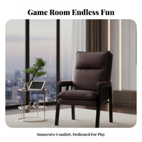Modern Design Padded Leisure Chair Ergonomic Design Armchair Long-Lasting Frame Living Room Seating Wear-Resistant for Homeowners, Interior Decorators, Home Office, Lounge Area, Bedroom, Reading Corner