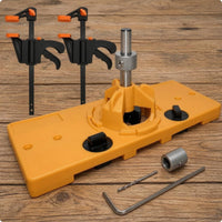 Hinge Guide with Clamps Compact Guide Easy-to-Install Tool for Woodworkers, Home Improvement Hobbyists, Workshop