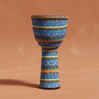 African Hand Drum Concert-Ready Hand Drum Portable Rope Tuned for Young Children