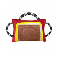 Bite Pillow Tug Toy Loop Handles Tug Training Pad Rope Handle